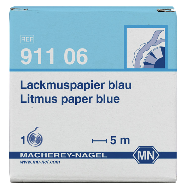 Lakmoespapier blauw pH 8,0–5,0