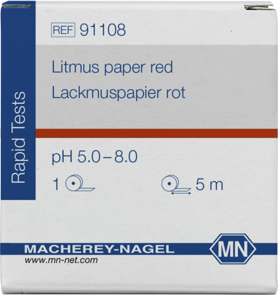 Lakmoespapier rood pH 5,0–8,0