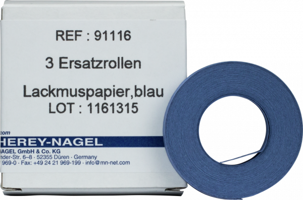 Lakmoespapier blauw pH 8,0–5,0 refill