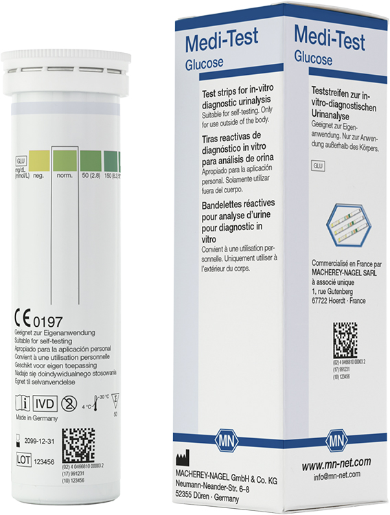 MEDI-Test glucose urine teststrips (50)
