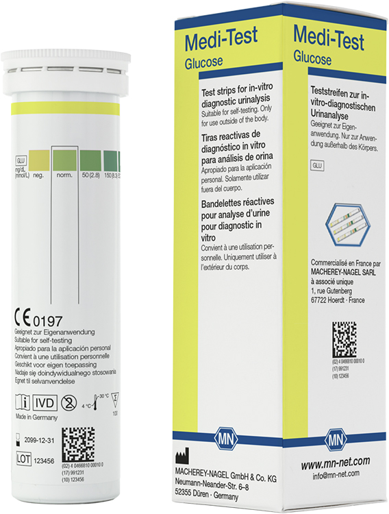 MEDI-Test glucose urine teststrips (100)