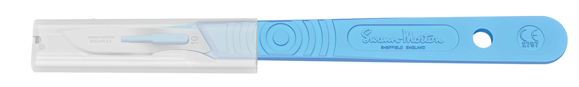 Wegwerp scalpel met beschermingskap